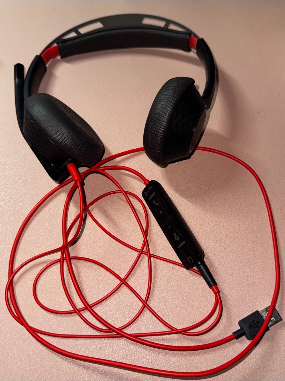 Poly Plantronics Blackwire C5220 USB Wired Stereo Headset w/ Microphone